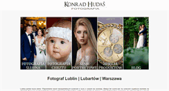 Desktop Screenshot of konradhudas.pl