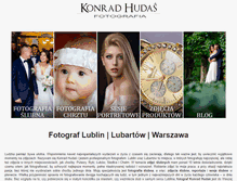 Tablet Screenshot of konradhudas.pl
